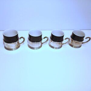 Authentic Vintage TOGNANA DEMITASSE CUPS - Set of 4